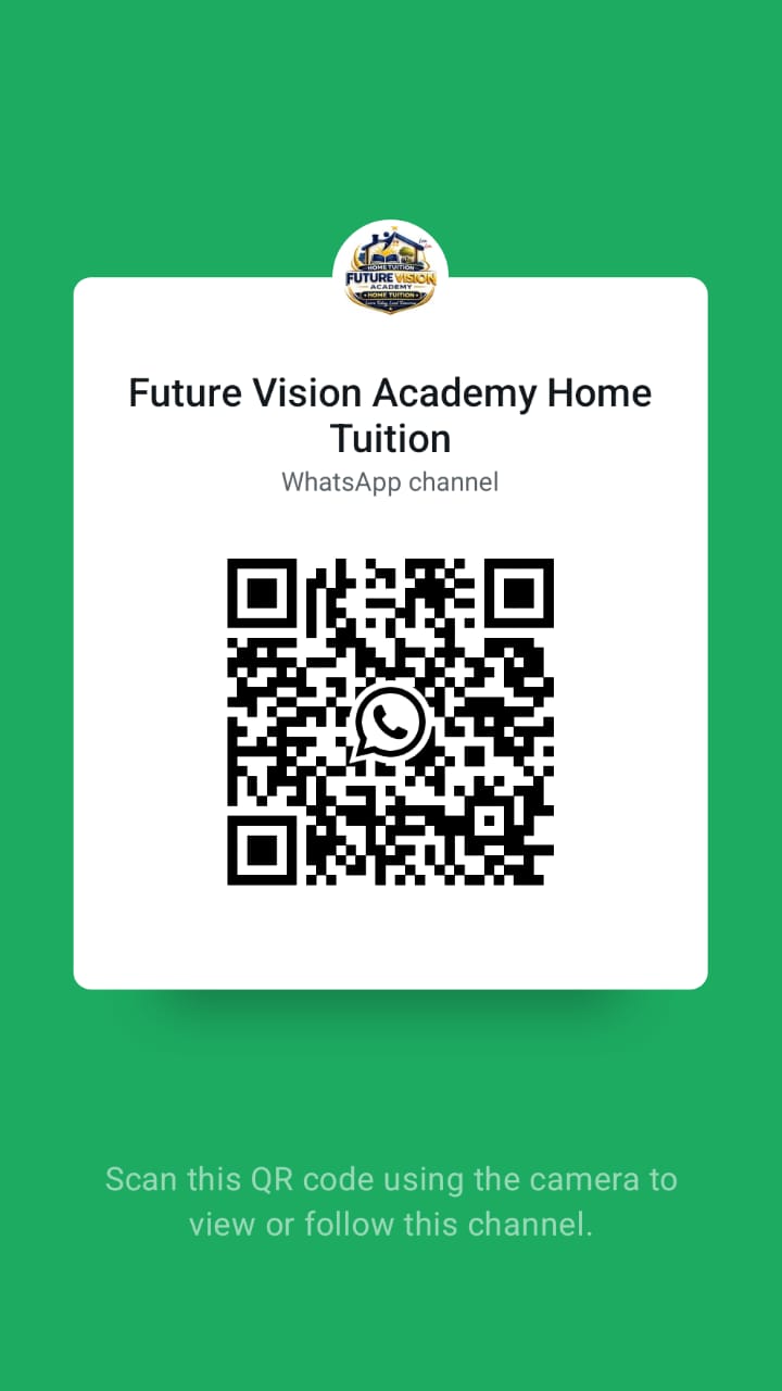 Future Vision Academy Teachers WhatsApp Channel QR Code